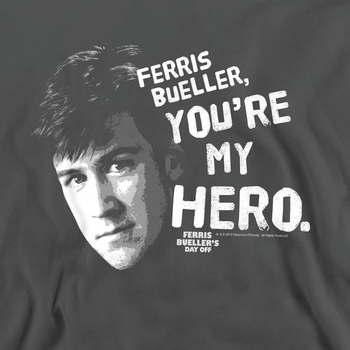 Actual product image Ferris Bueller´s Day Off Unisex Adult My Hero Sweatshirt (XL)