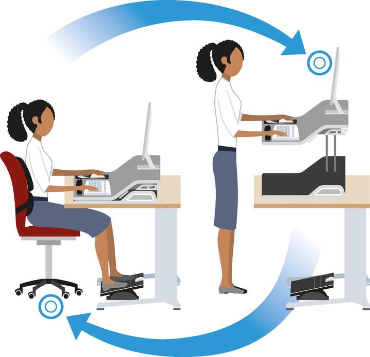 Produktbild Fellowes Lotus Sitz-Steh Workstation