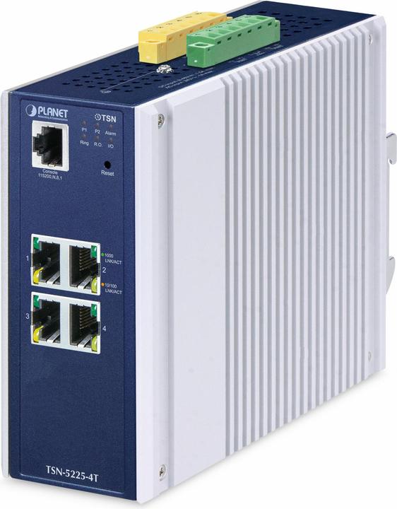 Actual product image Planet Industrial L2+ 4-Port Managed TSN Ethernet Switch TS (4 Ports)
