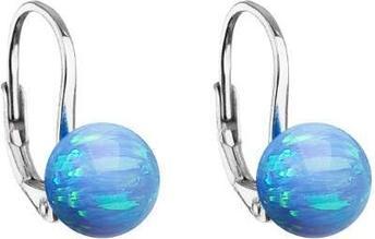 Evolution Group Glittering silver earrings with synthetic opal 11245.3ue