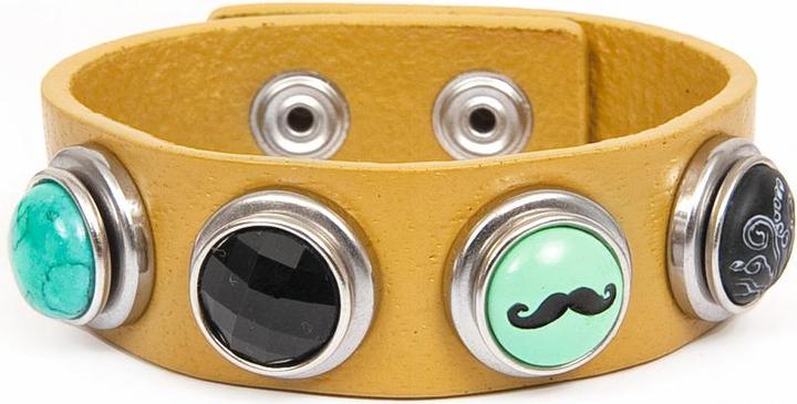 Produktbild Rico Design Armband "So Cool" (23 cm, Edelmetall, Leder)