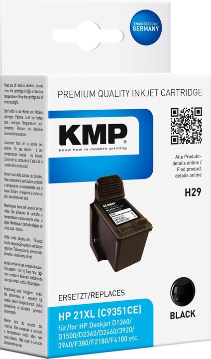 Immagine prodotto KMP Cartuccia di inchiostro H29 compatibile con HP C 9351 AE (FC)