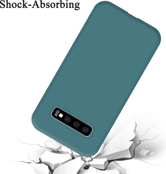 Productafbeelding Cadorabo TPU Liquid Silicone Case Cover (Samsung Galaxy S10+)