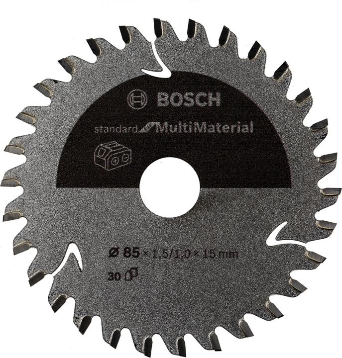 Immagine prodotto Bosch Professional Zubehör Lama per sega circolare a batteria PRO Multi Material, 85 x 1,5 x 15 mm