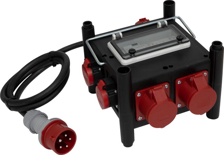 Image du produit Brennenstuhl Distributeur d'énergie compact BSV 3/32 SI IP44, 2m H07RN-F5G4.0, fiche CEE 5p 400V/32A (IP44) (7 x, Type 13)