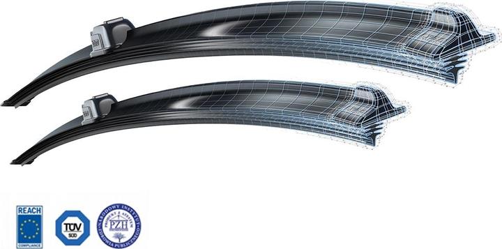 Actual product image Oximo Front windscreen wiper set for Jaguar XE saloon 2015 to present