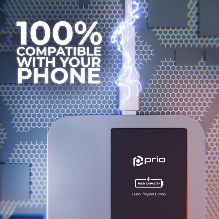 Produktbild prio Hochleistungsakku für iPhone 12/12 Pro (3240 mAh) - Universal APN -