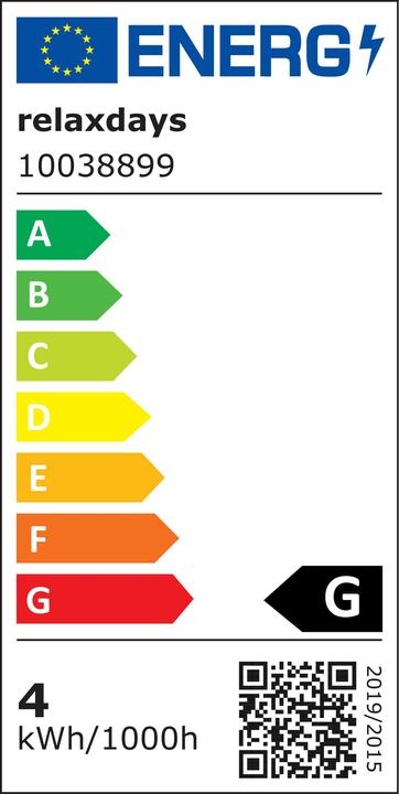 Energy Label Relaxdays Table lamp (255 lm)