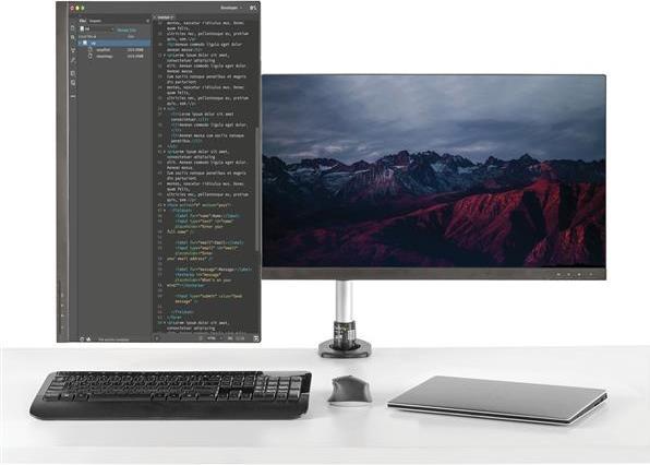 Actual product image StarTech Dual Monitor Mount - Stackable (Table, 30")