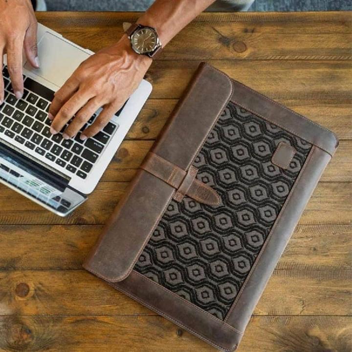 Actual product image Only-Bags.Store Leather bag, bag for MacBook laptop, leather computer bag - 13