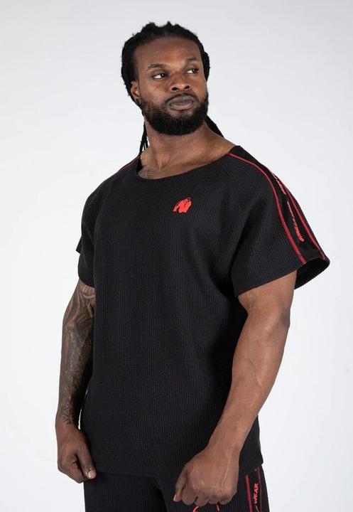 Produktbild Gorilla Wear Buffalo Old School Workout Top Schwarz/Rot (S/M)