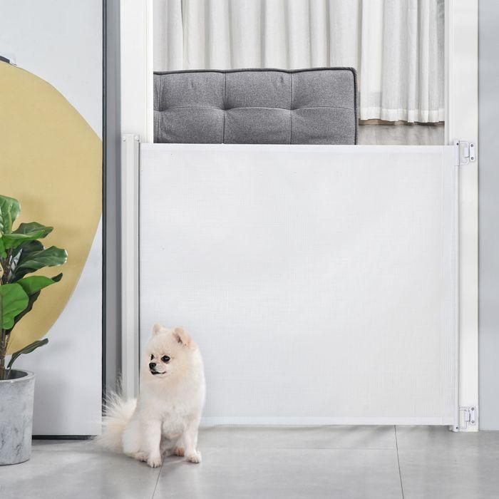 Image du produit Swisshandel24 Barrière de sécurité pour escaliers extensible Barrière de sécurité pour portes Barrière de (5.50 cm)