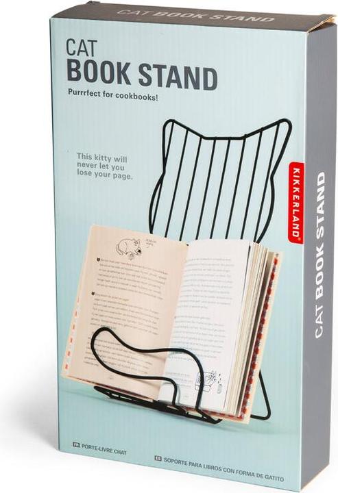 Actual product image Kikkerland Cat Book Stand