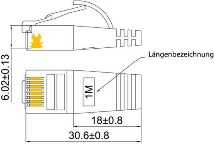 Image du produit Wirewin Câble de réseau (STP, CAT6, 0.50 m)
