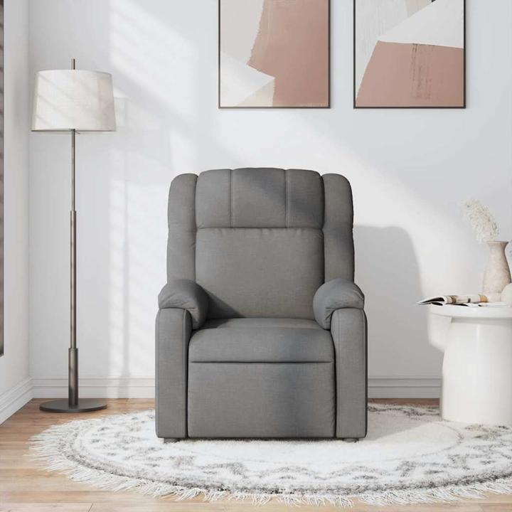 Immagine prodotto VidaXL Sedia da massaggio in tessuto grigio scuro,Colore: Grigio scuro, Materiale