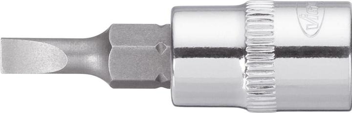 Actual product image Vigor SLOTTED SCREWDRIVER BIT 1/4" 0.8X4MM