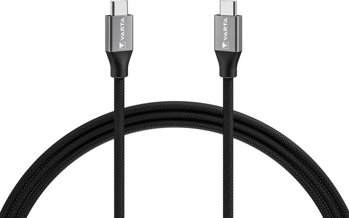 Actual product image Varta Speed Charge & Sync Cable USB Type C to USB Type C (2 m, USB 3.1)