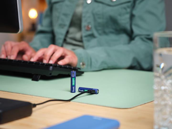 Immagine prodotto Trust Batterie Ricaricabili USB-C 2p (2 pz., AAA, 500 mAh)