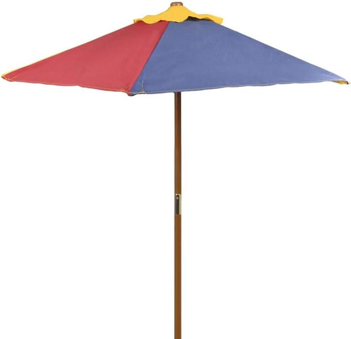 Produktbild VidaXL Kinder-Picknicktisch mit Sonnenschirm
