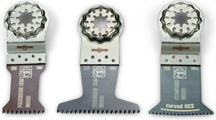 Produktbild Fein Tauchsägeblatt E-Cut Combo Starlock Wood, 3-teilig