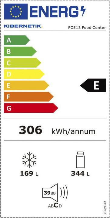 Energie-Label Kibernetik FSP500 (513 l)