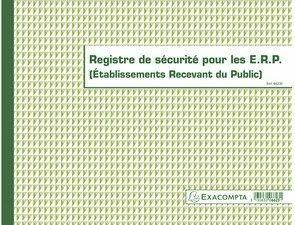 Produktbild Exacompta Piq–re "Registre de s‚curit‚ pour les E.R.P."