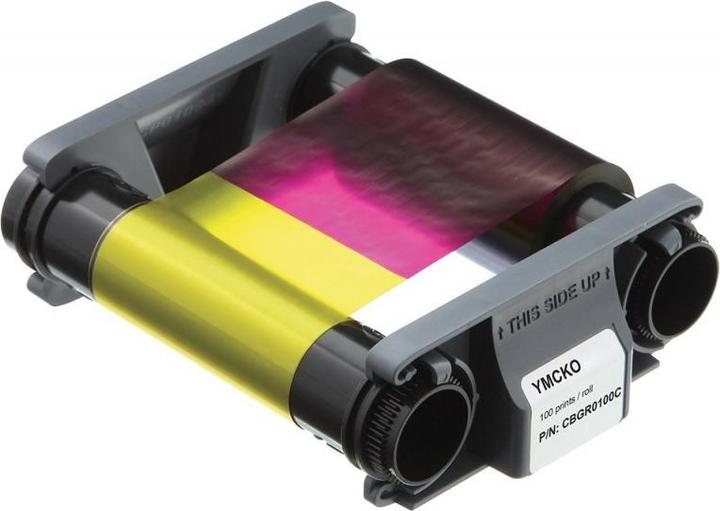 Actual product image Evolis Ribbon for 100 prints (6 cm, Black)