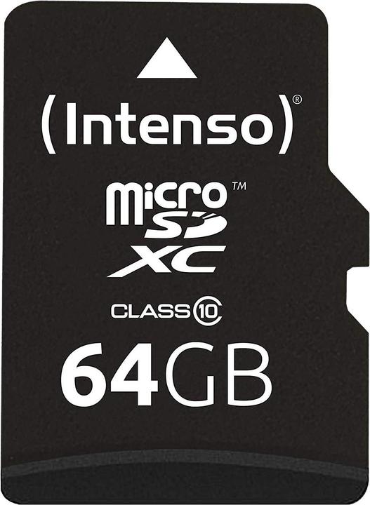 Actual product image Transcend Micro SDXC Card (64 GB, microSDXC, U1, UHS-I)