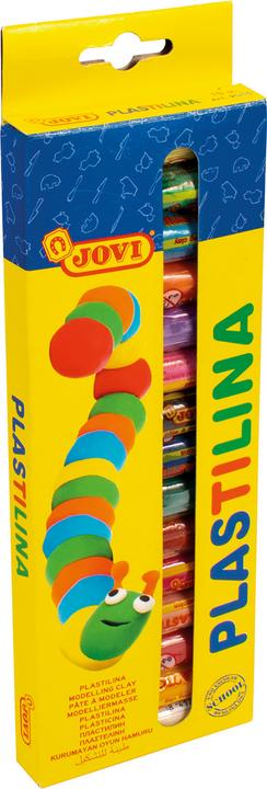 Actual product image Jovi Plasticine PLASTILINA assorted colours 15 colours 15.0 g each