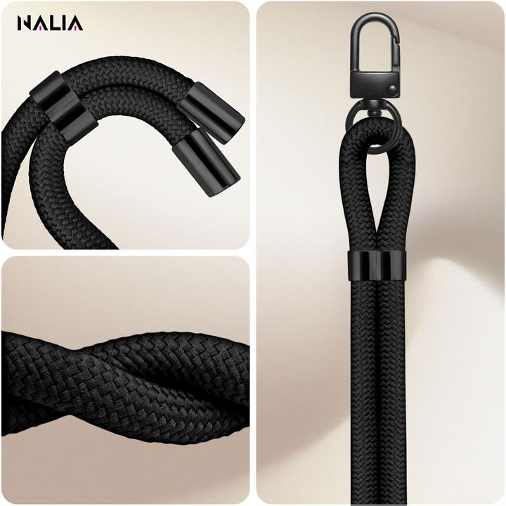 Produktbild Nalia HoldMe Lanyard Handykette - Universal Trageband für Smartphones - Verstellbar, Soft & Elastisch