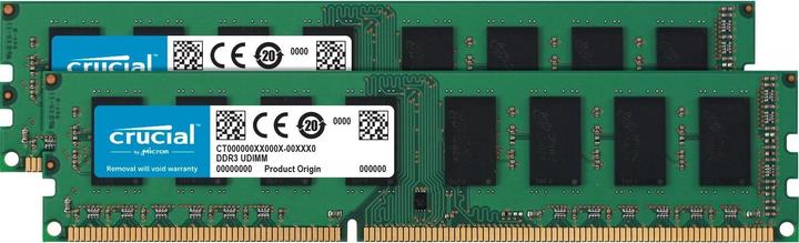 Produktbild Crucial Desktop Memory (2 x 4GB, 1600 MHz, DDR3-RAM, DIMM)