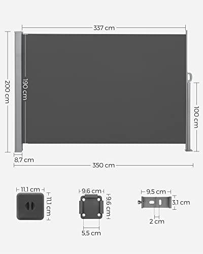 Produktbild Songmics Seitenmarkise (2 m)