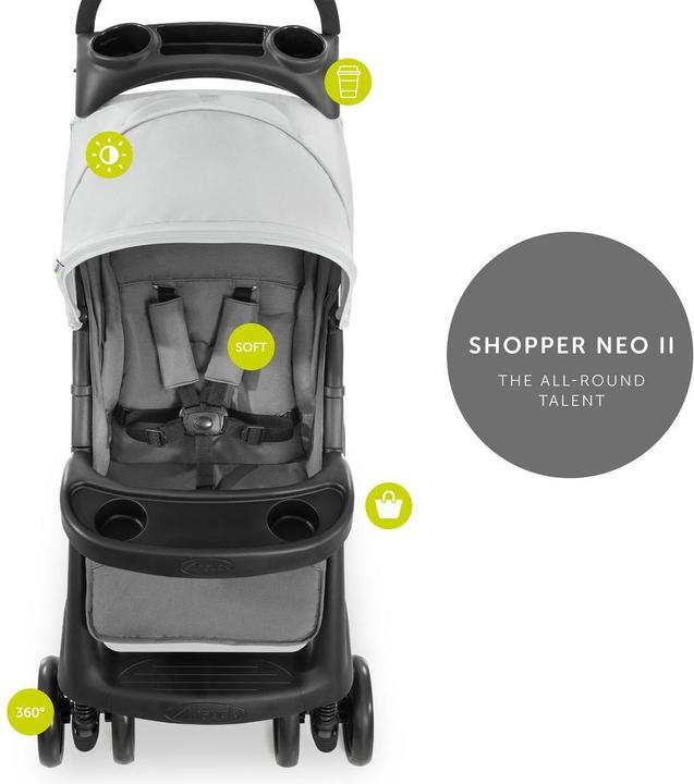 Produktbild Hauck Buggys & Sportwagen Buggy Shopper Neo II inkl. XXL Zubehörpaket