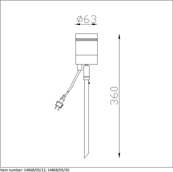 Produktbild Lucide Arne (350 lm, GU10, IP44)