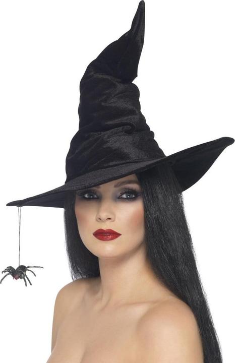 Smiffys Chapeau de sorcière avec araignée