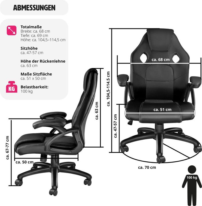 Actual product image tectake Racing Mike