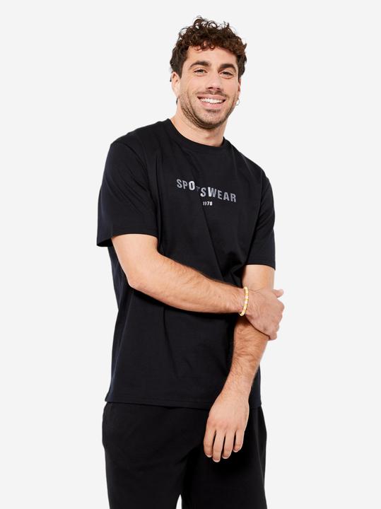 Domyos T-Shirt Herren - Essentials 500 bedruckt schwarz (L)