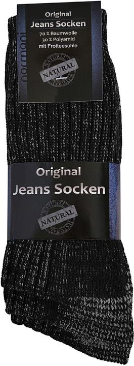 Image du produit Normani 6 paires de chaussettes en jean avec semelle en éponge (paquet de 6, 47 - 50)