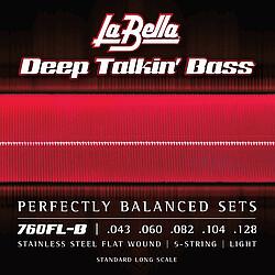 Actual product image La Bella 760FLB Flatwound 5-Str 043/128 (5 x, 128")