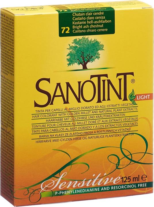 Produktbild Sanotint Sensitive (72 kastanie hell-aschfarbe)