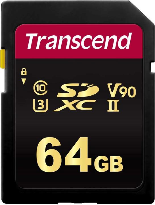 Transcend SDXC 700S (64 GB, SDXC, U3, UHS-II)