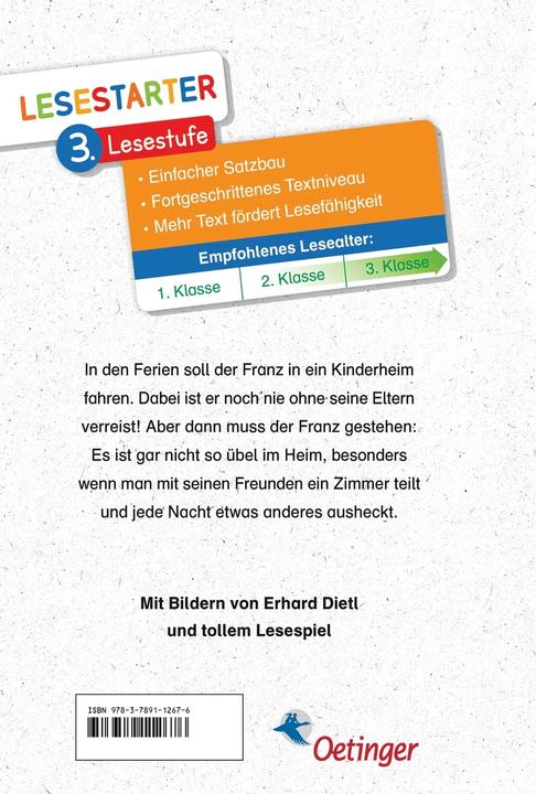 Produktbild Feriengeschichten vom Franz (Deutsch, Christine Nöstlinger, Erhard Dietl, 2019)