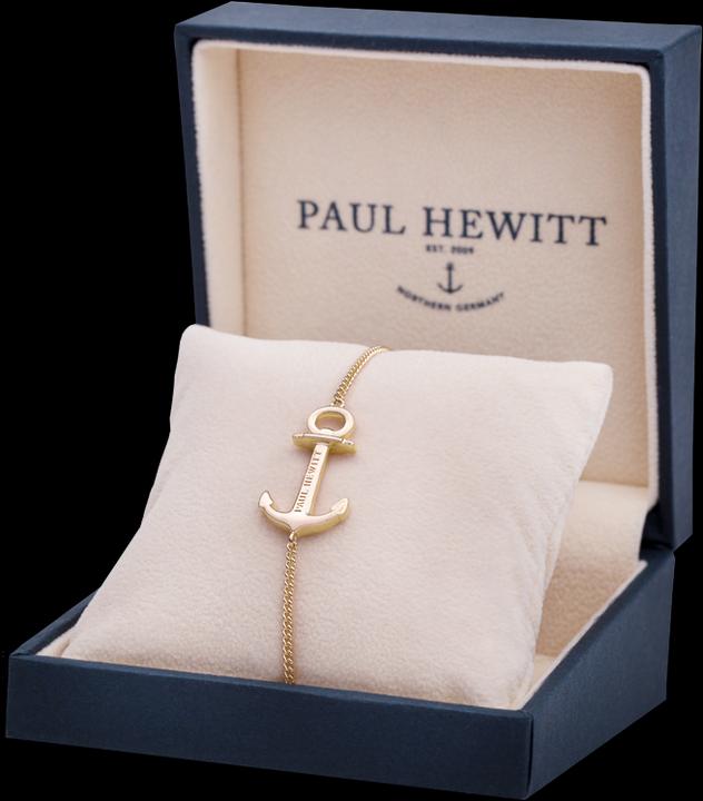 Immagine prodotto Paul Hewitt Bracciale Anchor Spirit in oro placcato 18K (15.50 cm, Argento)