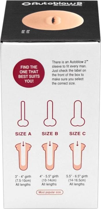 Actual product image Autoblow Vagina Sleeve