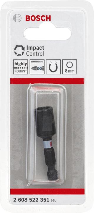 Produktbild Bosch Professional Zubehör PRO Steckschlüssel Impact, 8 x 50 mm (8 mm)