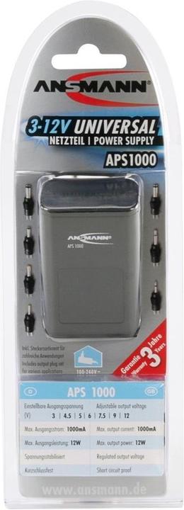 Actual product image Ansmann Aps 1000
