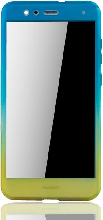 Produktbild König Design Hülle Handy Schutz für Huawei P10 Lite Full Case Cover Displayschutz Bumper Gelb (Huawei P10 Lite)