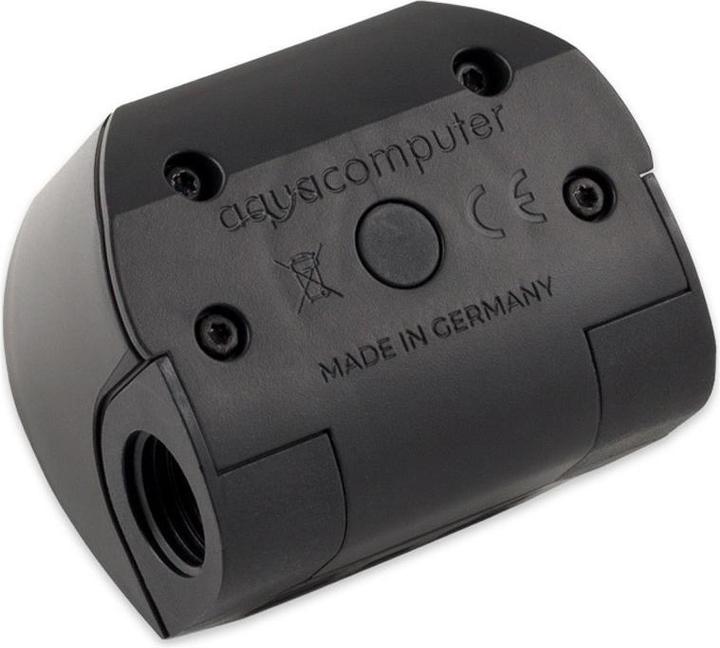 Actual product image Aqua Computer Flow sensor high flow NEXT, OLED, 2x G1/4, RGBpx