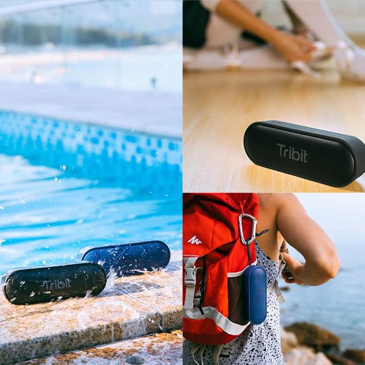 Immagine prodotto Tribit XSound Go impermeabile, 24 ore di funzionamento, nero (24 h, Batteria)