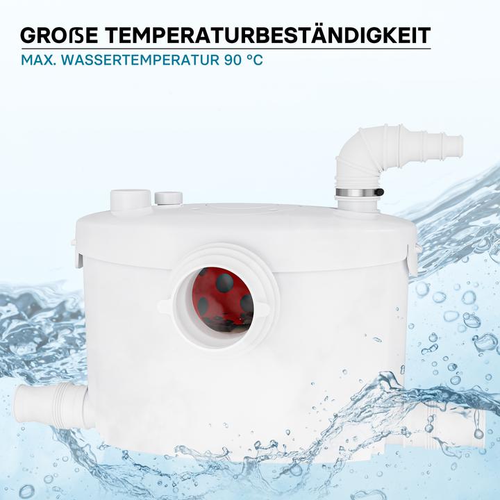 Immagine prodotto XPOtool 4/1 Unità di sollevamento piccola 400W Trituratore Unità di sollevamento WC Acqua di scarico Feci